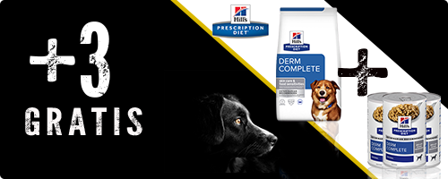 3 gratis dåser vådfoder ved forskellige Hills' Prescripton Diet hundefoder